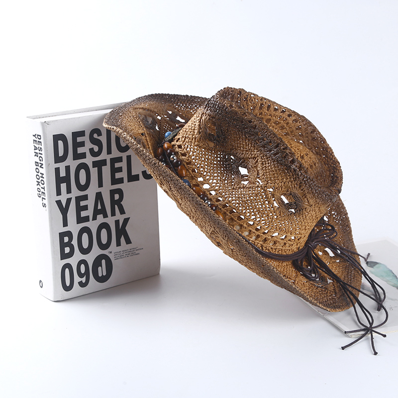 Spring and summer Spanish retr - Cowboy Hat Straw avis et prix
