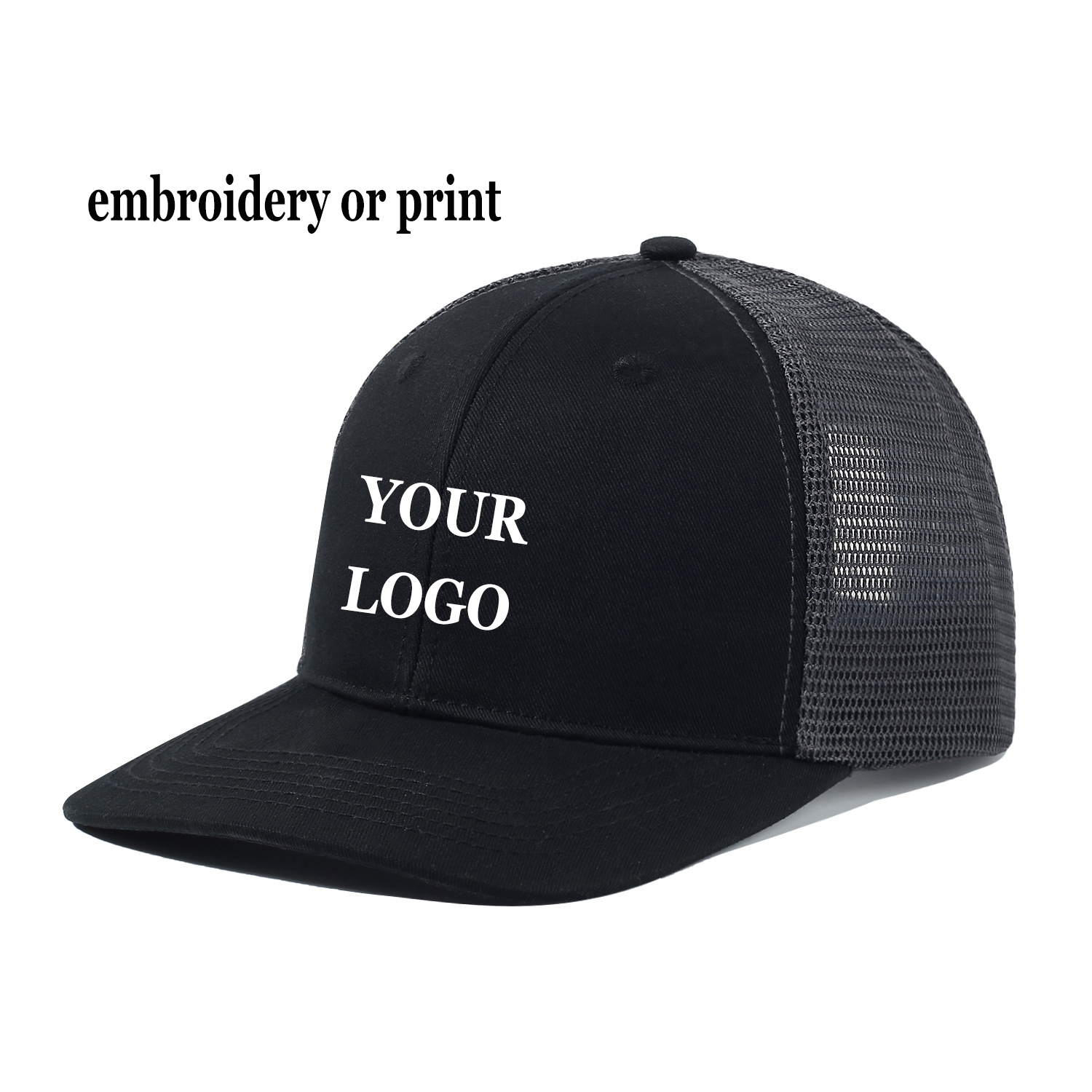 Custom Logo Sport Snapback Cap - Trucker Cap Mesh avis et prix
