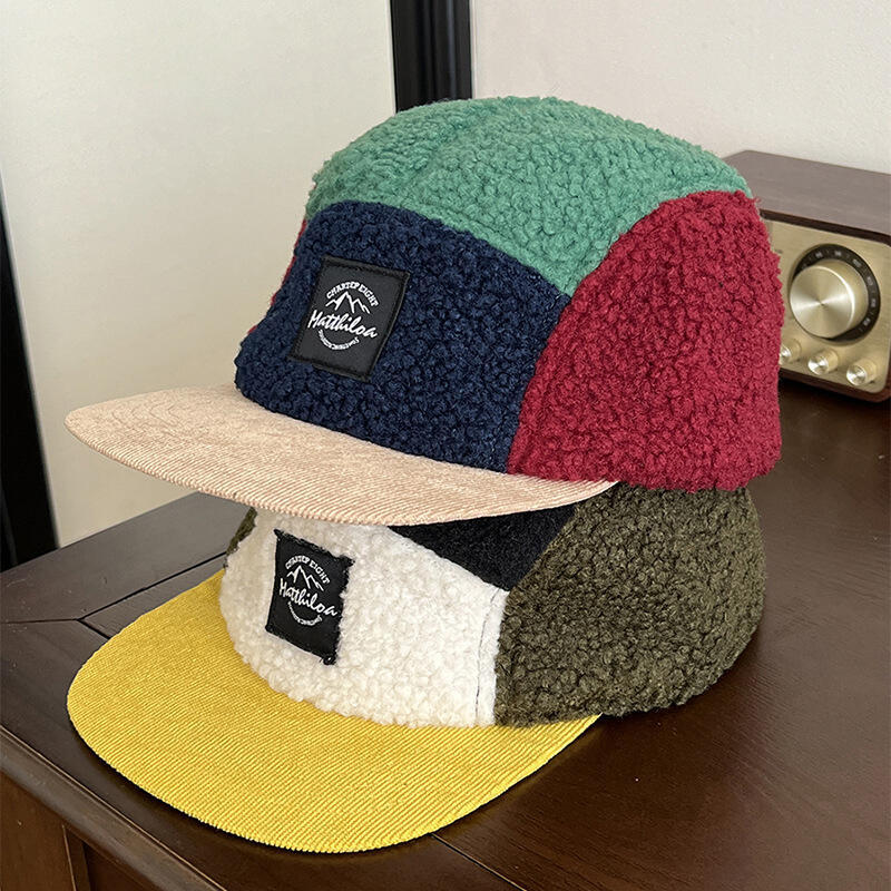 5 Panel Retro Fleece Cap for M - Corduroy Cap 5 Panel avis et prix