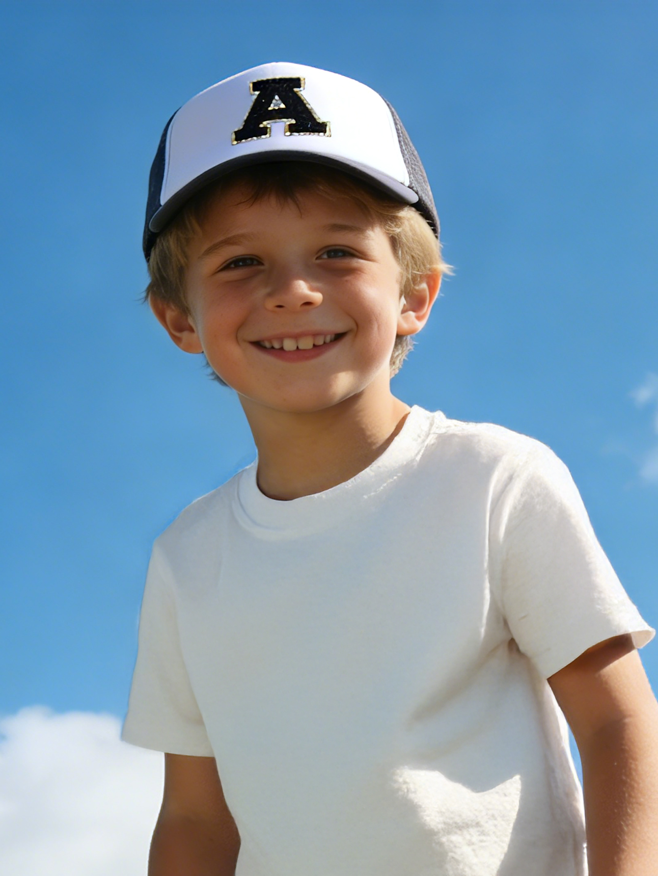 1pc Gray Hat With 26-Letter Pa - Visor Sun Hat avis et prix