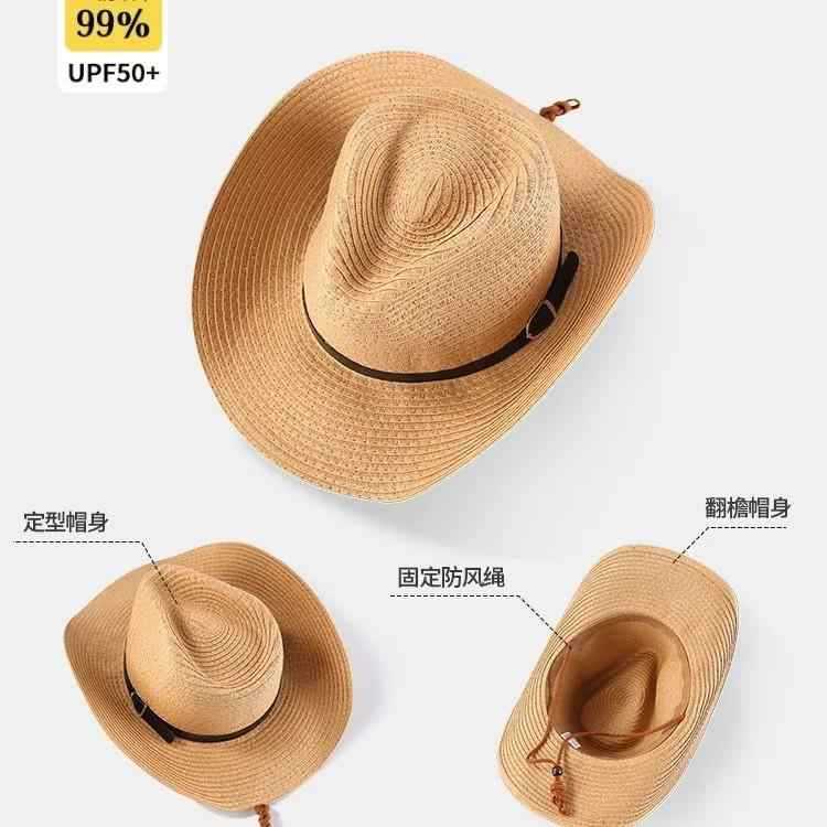 Summer Men Western Shapeable C - Cowboy Hat Straw avis et prix