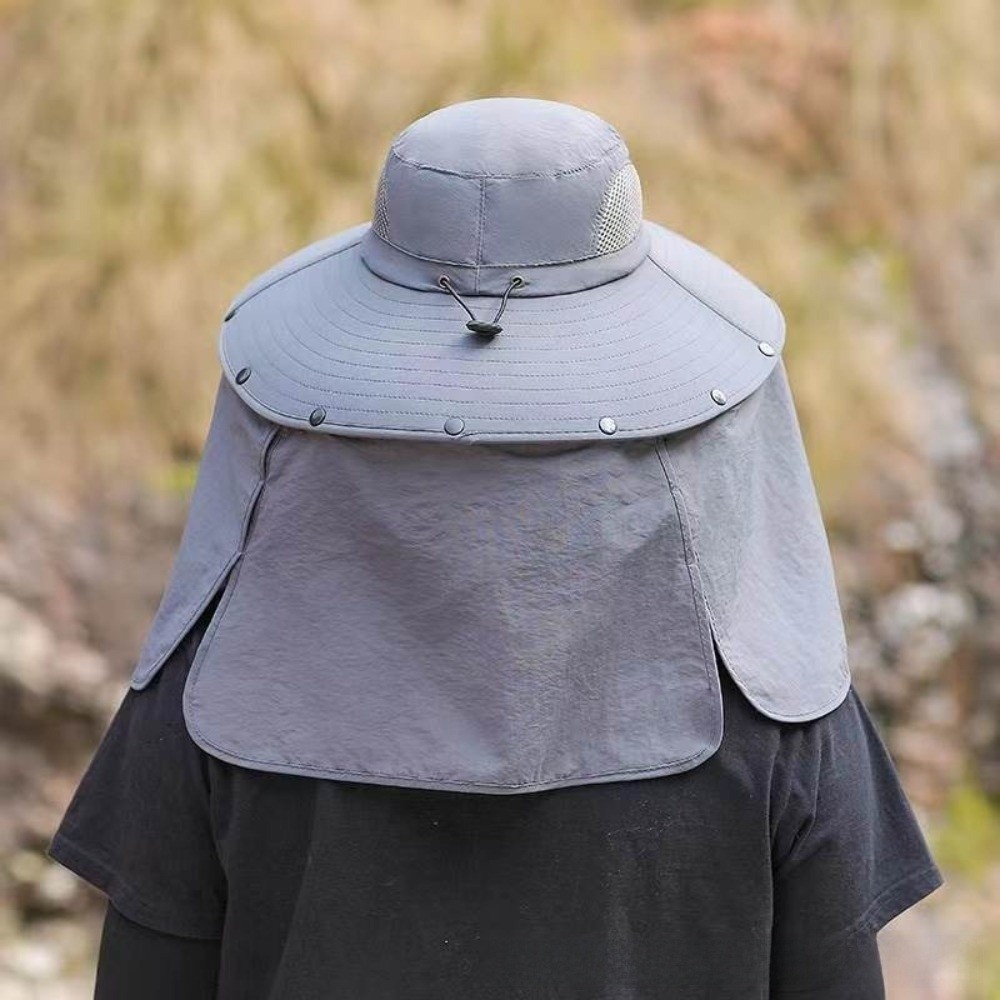 Removable Cloth Men Sun Hat Bi - Visor Sun Hat avis et prix