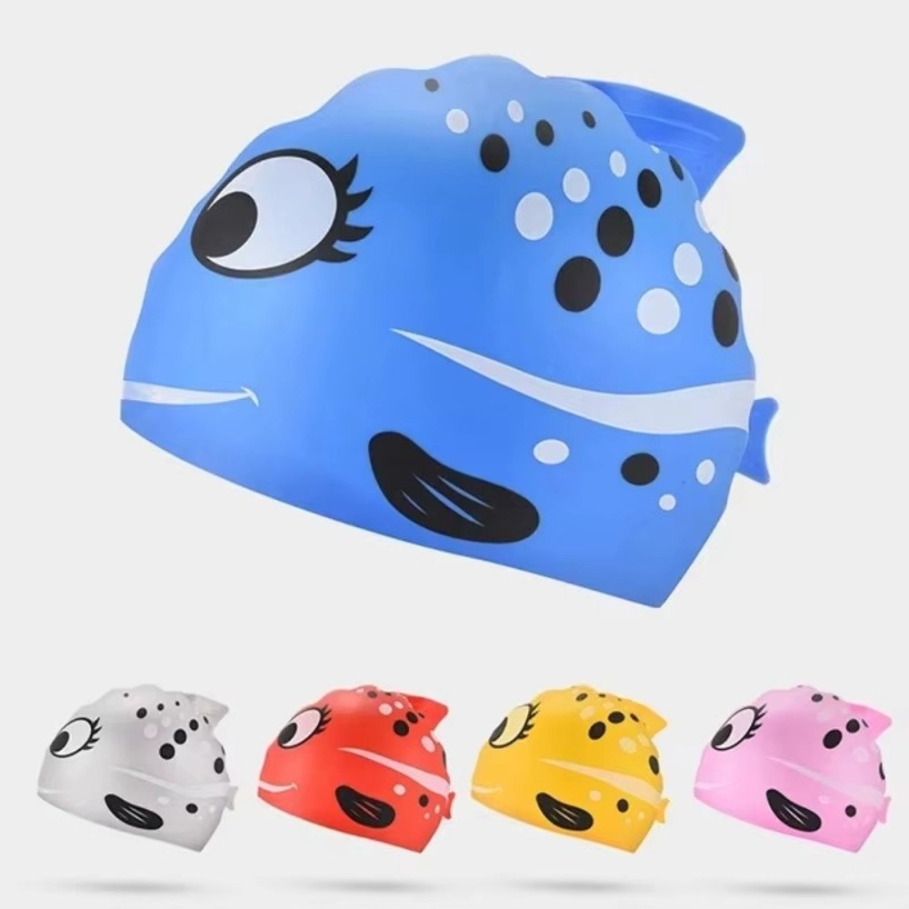 Cute Elastic Children's Swimmi - Swim Hat Silicone avis et prix