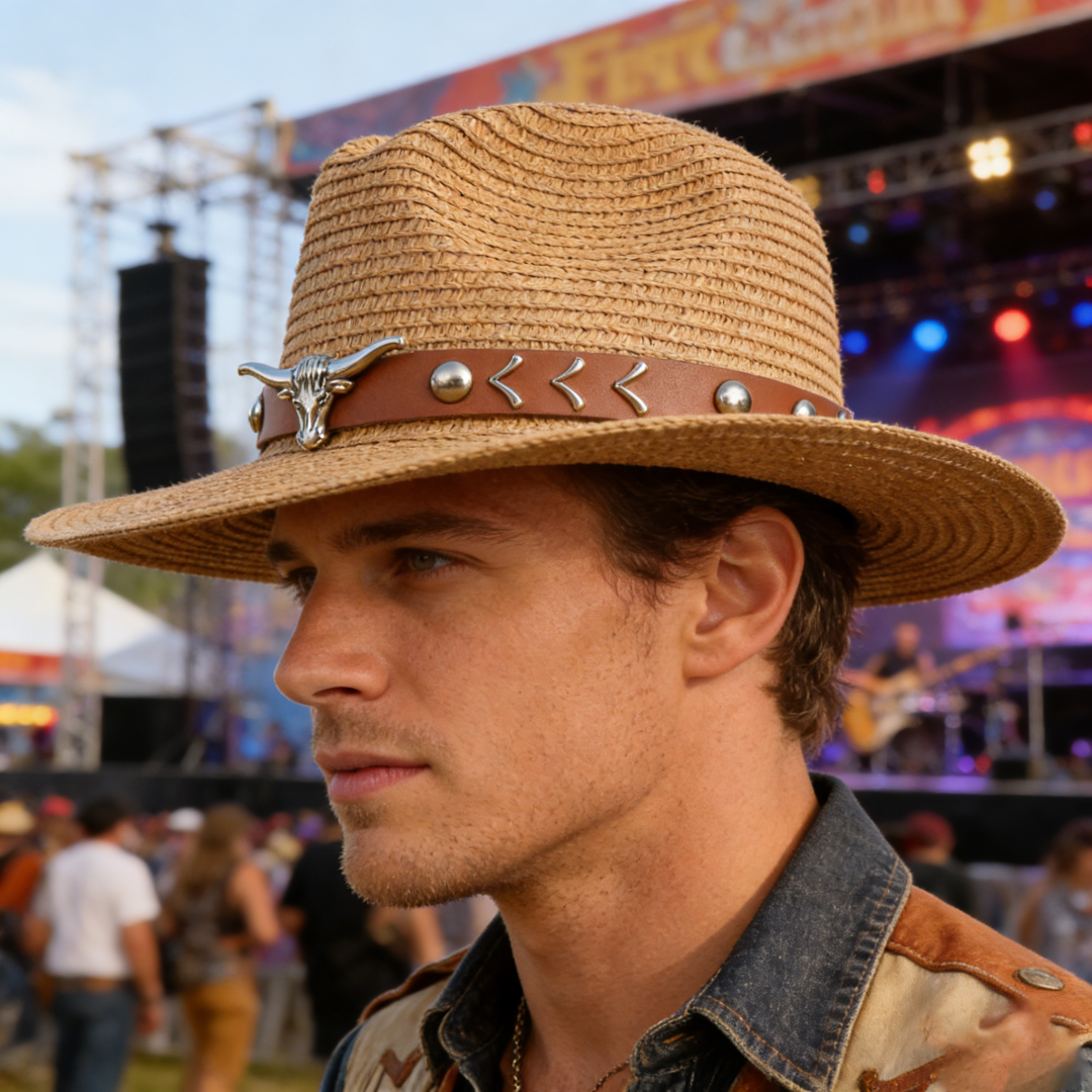 Vintage Straw Western Cowboy H - Cowboy Hat Straw avis et prix