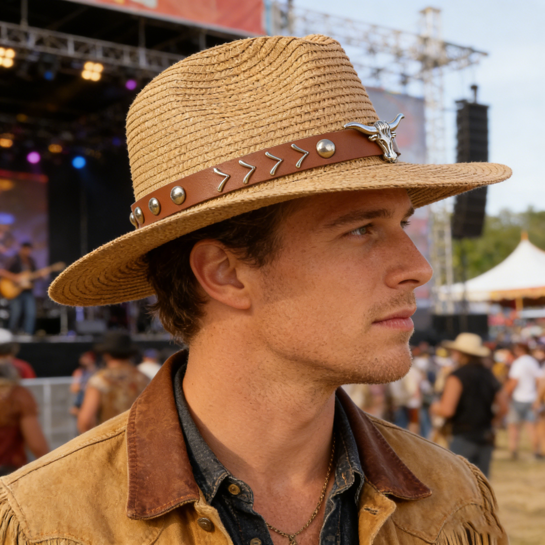Vintage Straw Western Cowboy H - Cowboy Hat Straw avis et prix