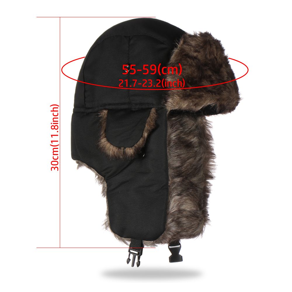 Warm Earflap Trapper Ski Hat W - Winter Trapper Hat avis et prix