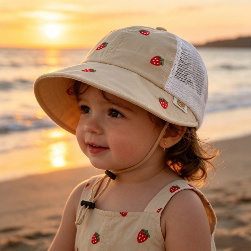 Baby Kids Summer Sun Hat 48-50 - Bucket Hat Cotton avis et prix