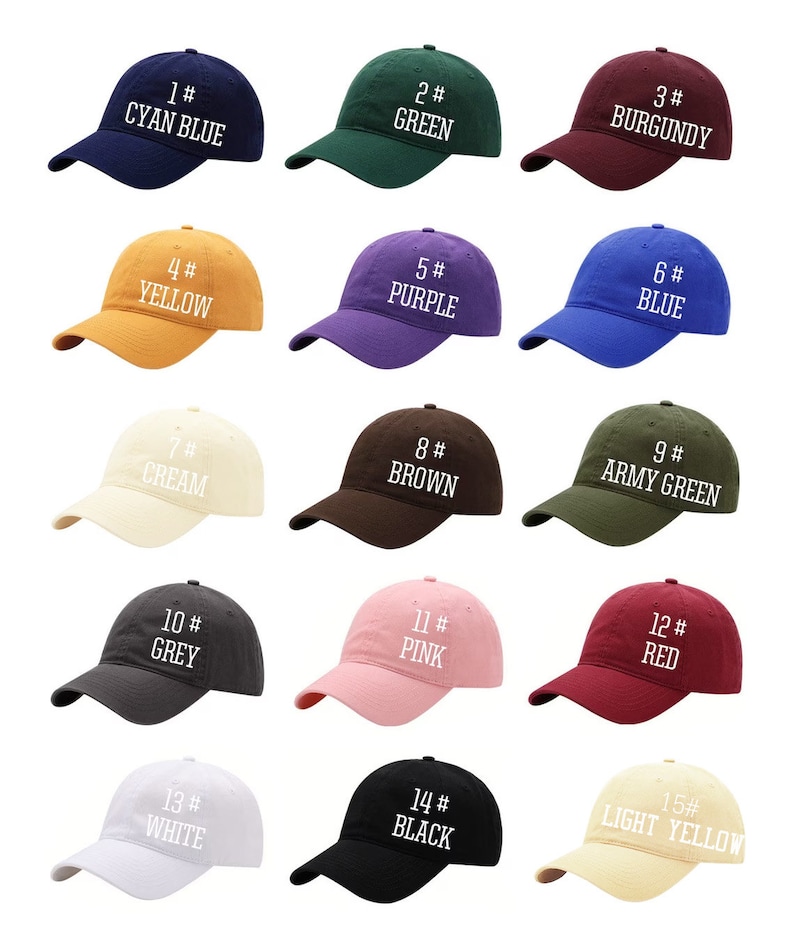 Personalized Embroidered Hat C - Dad Hat Cotton avis et prix