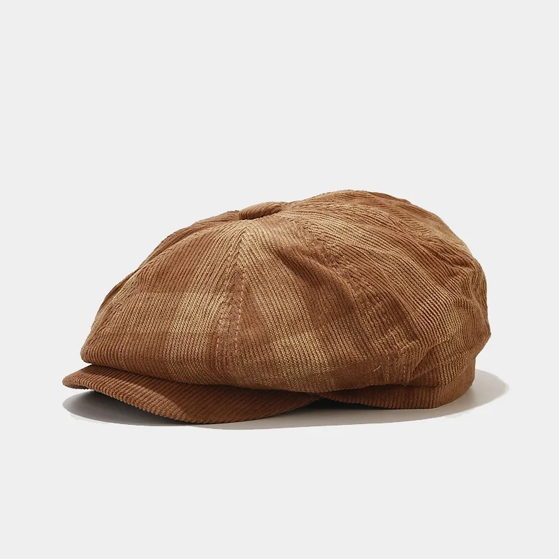 Corduroy Men Women Youth Boy G - Newsboy Cap Ivy avis et prix