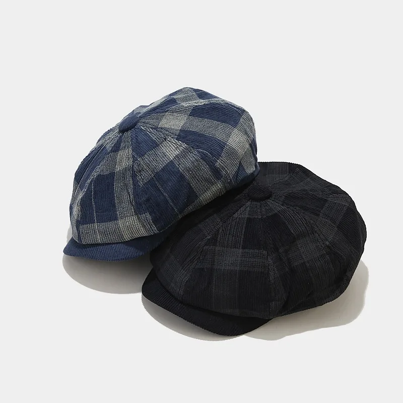 Corduroy Men Women Youth Boy G - Newsboy Cap Ivy avis et prix
