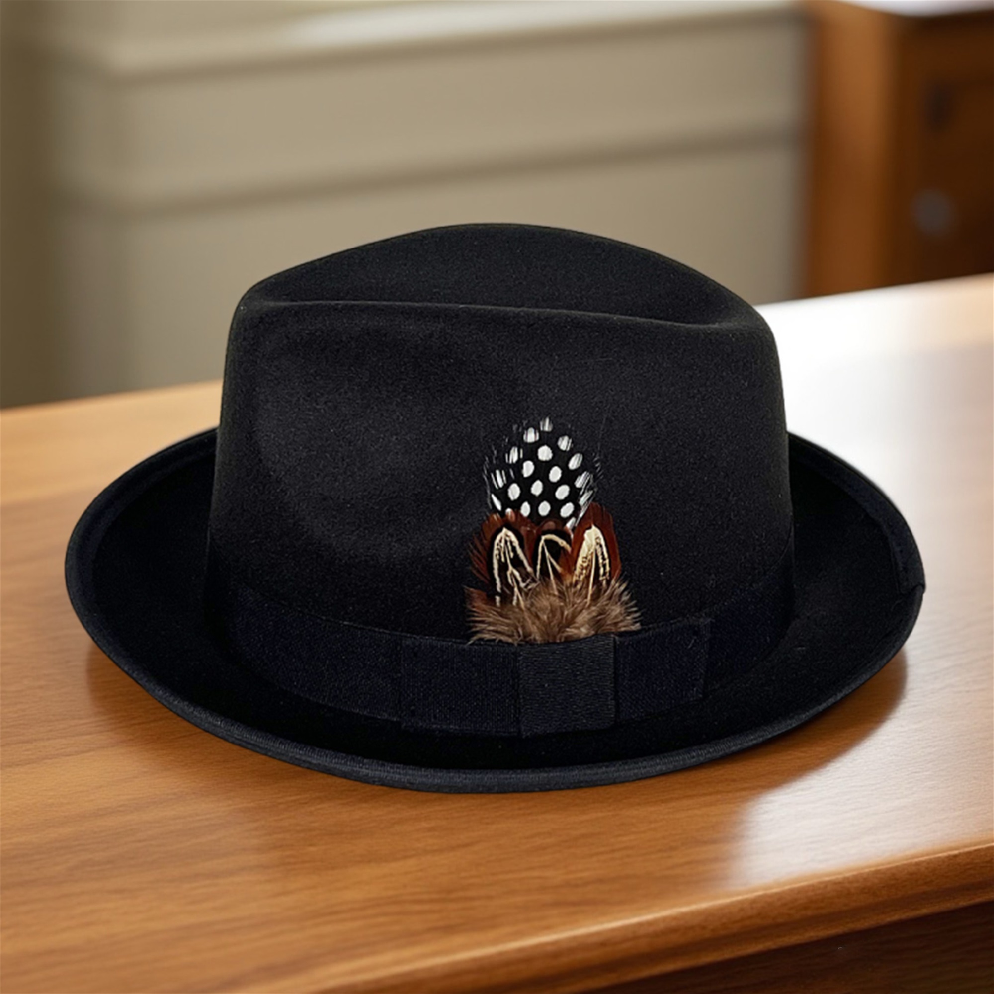 Vintage Style Wool Fedora Hat  - Fedora Hat Wool avis et prix