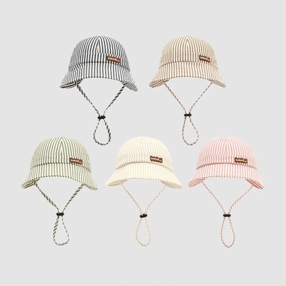 New Striped Baby Bucket Hat Ad - Sun Hat Wide Brim avis et prix