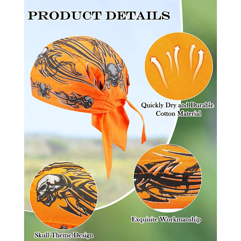 1pc Cycling Skull Pirate Cap H - Skull Cap Helmet Liner avis et prix