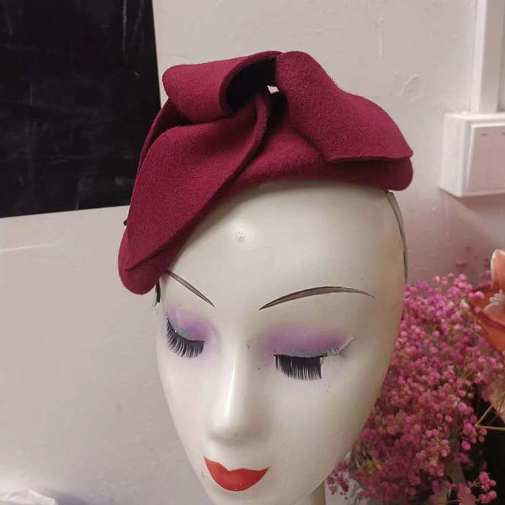 French Style Fascinator Hats T - Beret French Wool avis et prix