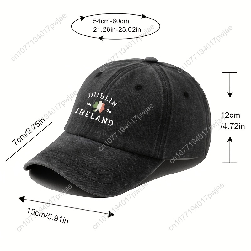 Dublin, Ireland Vintage Baseba - Bucket Hat Cotton avis et prix