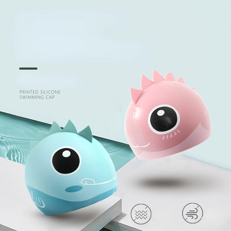 Cartoon Cute Fish Shark Silico - Swim Hat Silicone avis et prix