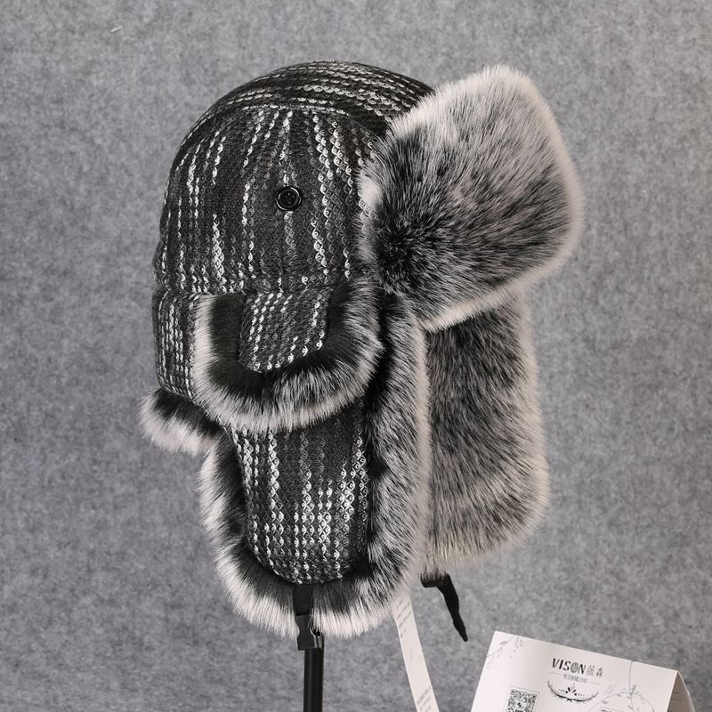 B-8433 Man Bomber Hat Rex Rabb - Winter Trapper Hat avis et prix