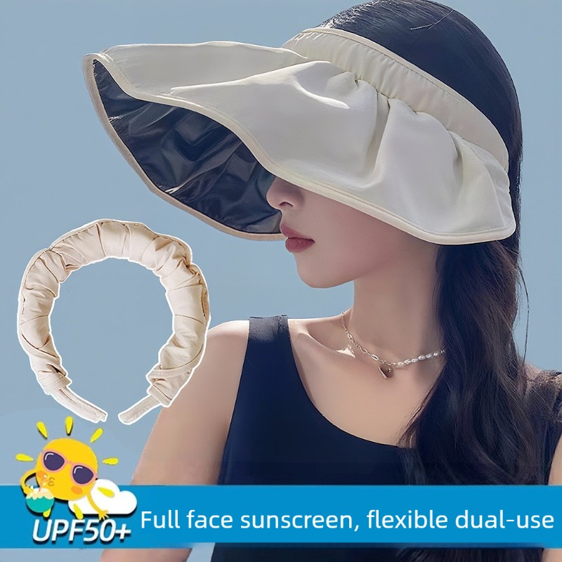 UPF50+ Foldable Headband Sun V - Visor Sun Hat avis et prix