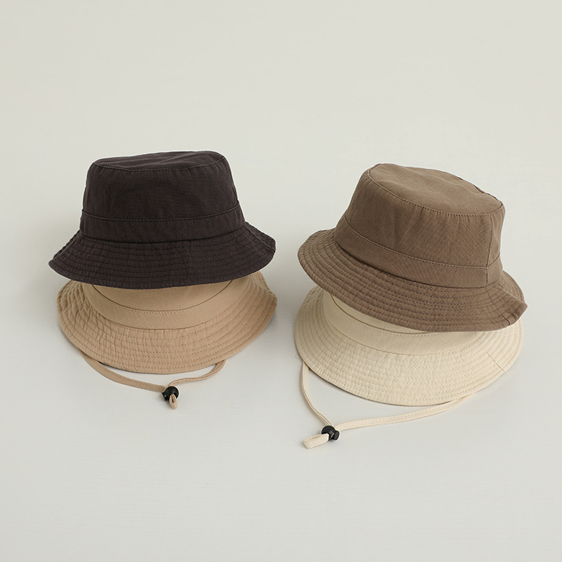 Solid Color Kids Bucket Hat Fa - Bucket Hat Cotton avis et prix