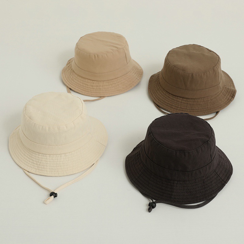 Solid Color Kids Bucket Hat Fa - Bucket Hat Cotton avis et prix