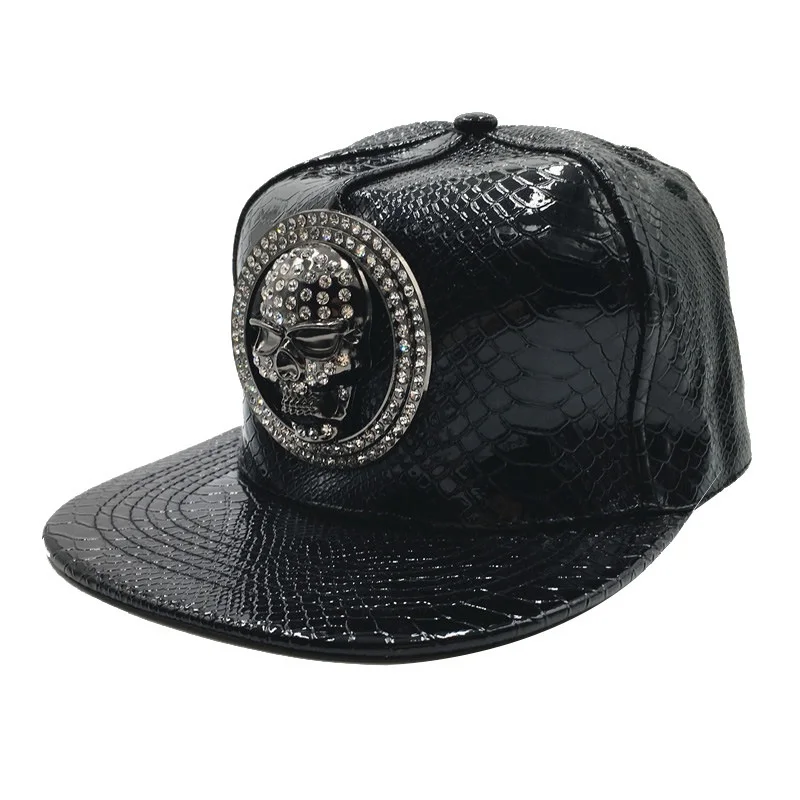 Brand Oohmy Men Women PU Leath - Snapback Hat Flat avis et prix