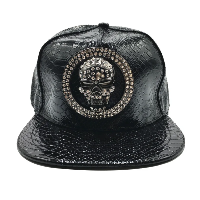 Brand Oohmy Men Women PU Leath - Snapback Hat Flat avis et prix