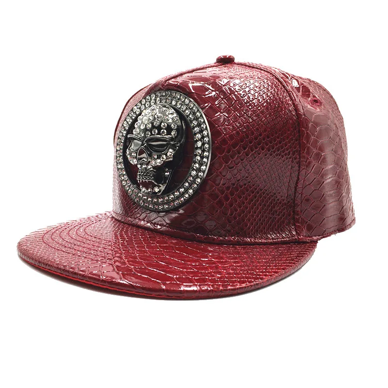 Brand Oohmy Men Women PU Leath - Snapback Hat Flat avis et prix