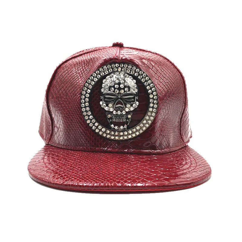 Brand Oohmy Men Women PU Leath - Snapback Hat Flat avis et prix