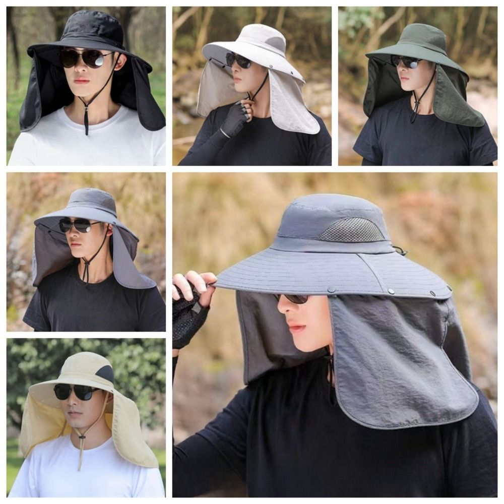 Breathable Cloth Men Sun Hat N - Bucket Hat Cotton avis et prix