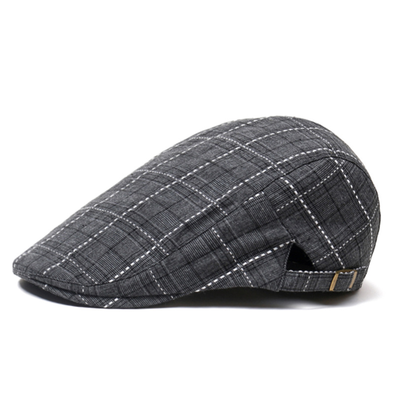 Unisex Cotton Plaid Newsboy Be - Newsboy Cap Ivy avis et prix