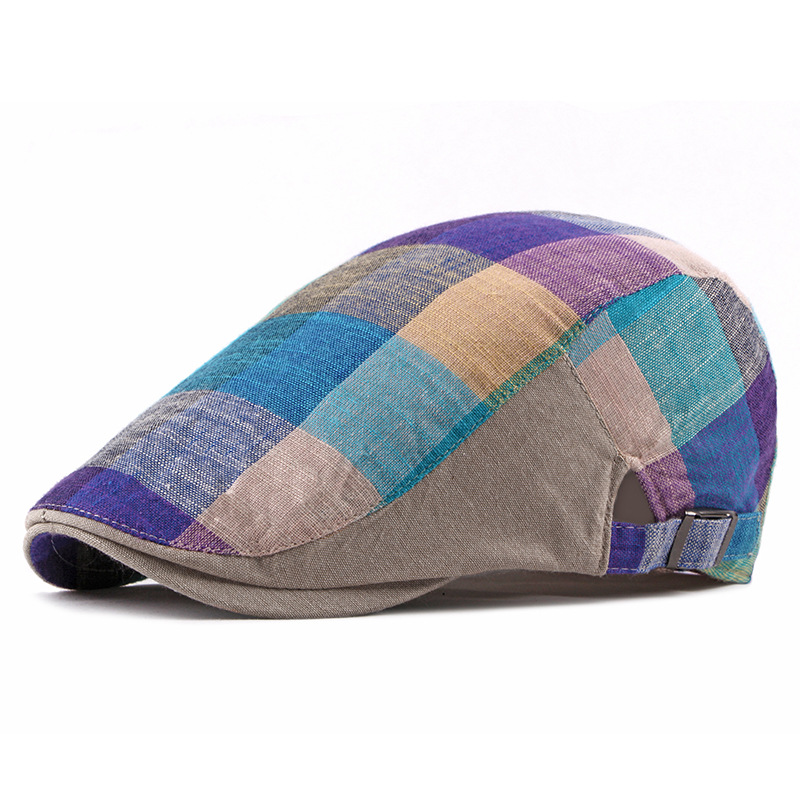 Unisex Cotton Plaid Newsboy Be - Newsboy Cap Ivy avis et prix