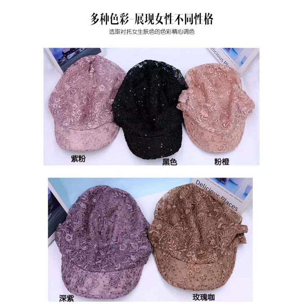 Hollow Out Flower Beanie Cap B - Baseball Cap Structured avis et prix