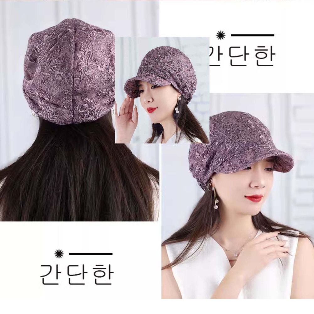 Hollow Out Flower Beanie Cap B - Baseball Cap Structured avis et prix