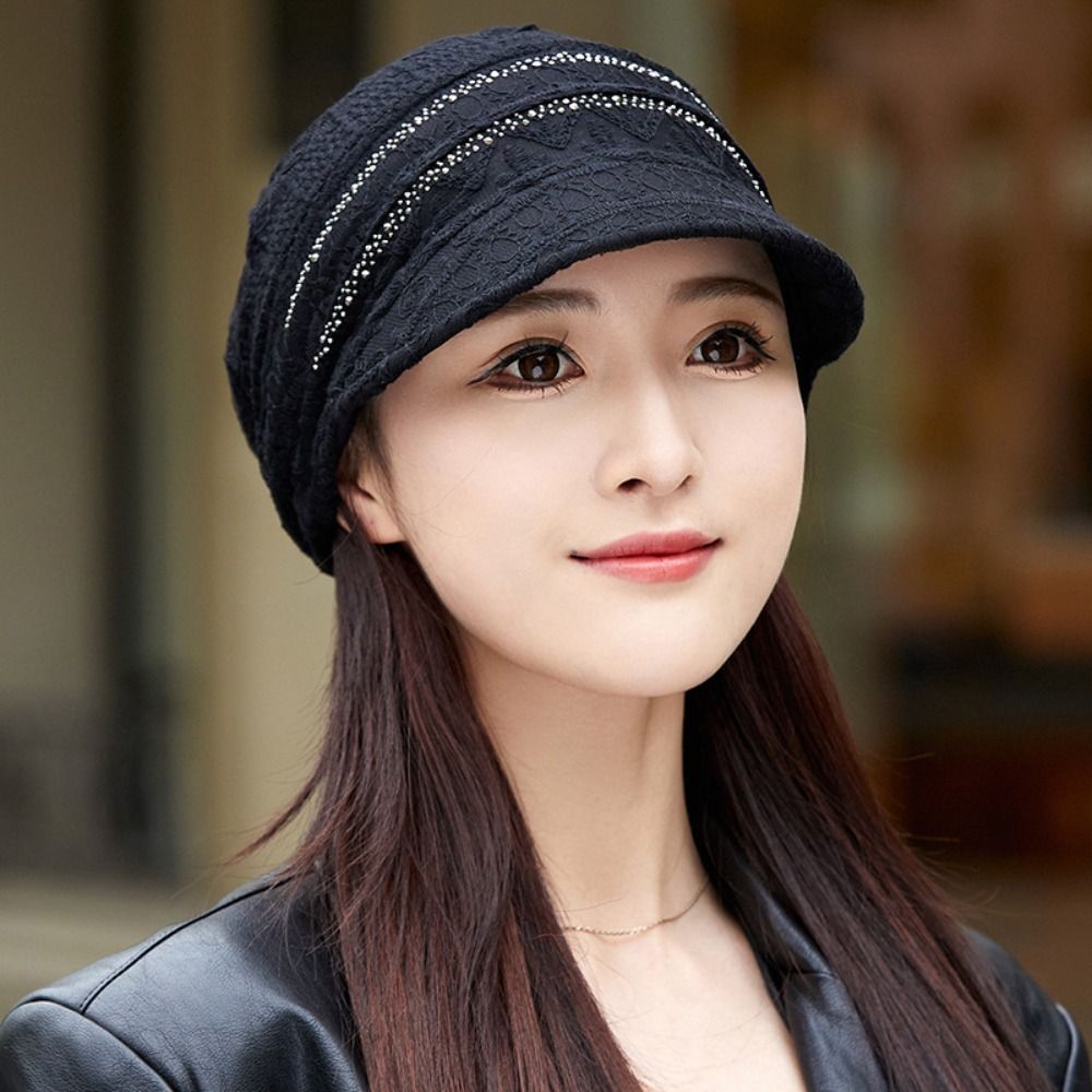 Hollow Out Flower Beanie Cap B - Baseball Cap Structured avis et prix