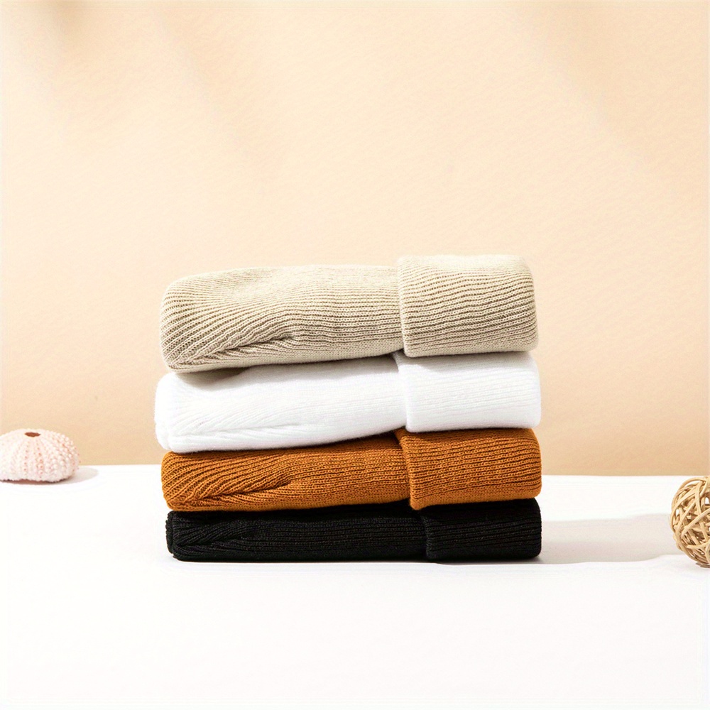 4pcs Baby Hat Knit Cuffed Bean - Beanie Cuffed Knit avis et prix