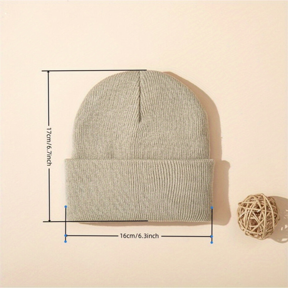 4pcs Baby Hat Knit Cuffed Bean - Beanie Cuffed Knit avis et prix