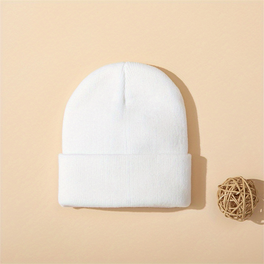 4pcs Baby Hat Knit Cuffed Bean - Beanie Cuffed Knit avis et prix