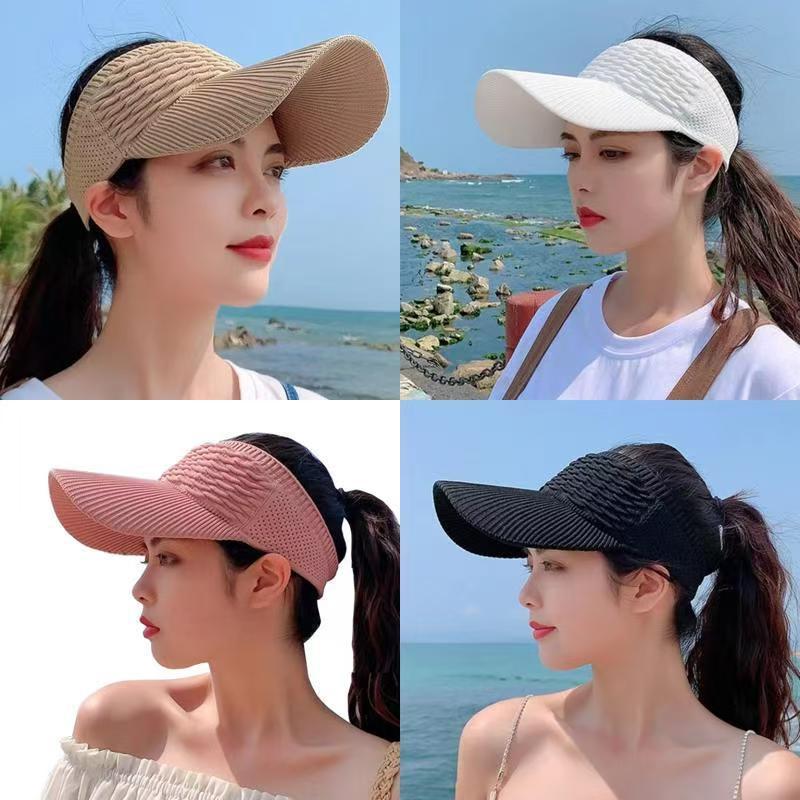 1pcs Women Anti-UV Sun Hats Br - Visor Sun Hat avis et prix