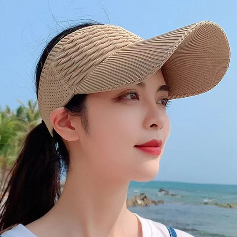 1pcs Women Anti-UV Sun Hats Br - Visor Sun Hat avis et prix