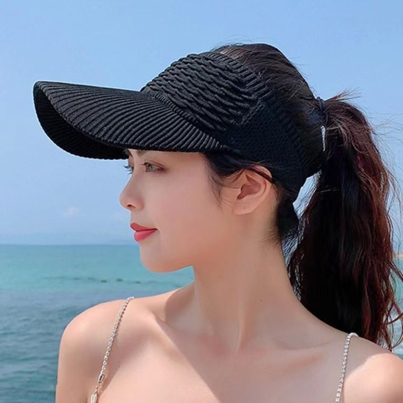 1pcs Women Anti-UV Sun Hats Br - Visor Sun Hat avis et prix