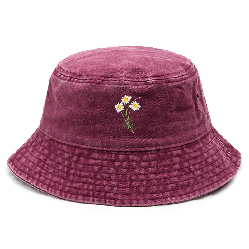 Customize Flower Cotton Washed - Bucket Hat Cotton avis et prix
