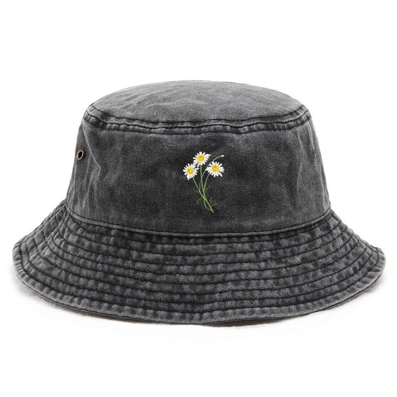 Customize Flower Cotton Washed - Bucket Hat Cotton avis et prix