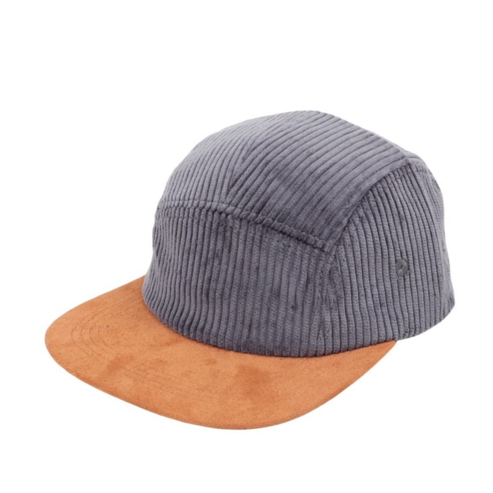 Versatile Retro Flat Brim Base - Corduroy Cap 5 Panel avis et prix