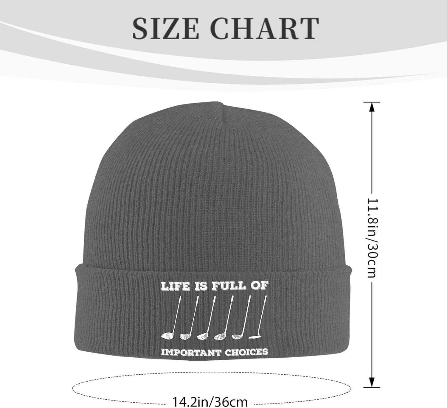 Life is Full of Important Choi - Beanie Cuffed Knit avis et prix