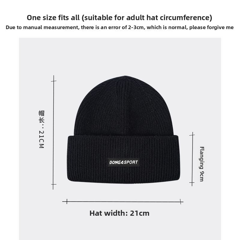 1pc Winter Warm Beanie for Men - Beanie Cuffed Knit avis et prix